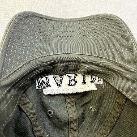 College Of Marin Hat Cap Strapback Olive Green American Needle California Logo - Picture 5 of 6